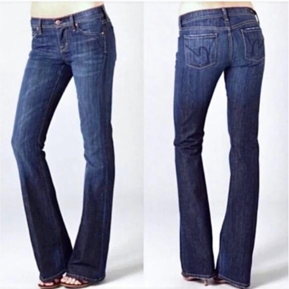 Citizens of Humanity Ingrid #002 Stretch Low Rise Flair Jeans Size 32